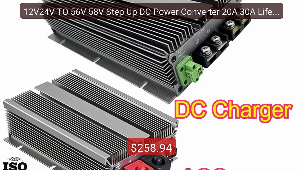 12V24V TO 56V 58V Step Up DC Power Converter 20A 30A Lifepo4 L... -- Hot Deal 2026 | Limited Offer!
