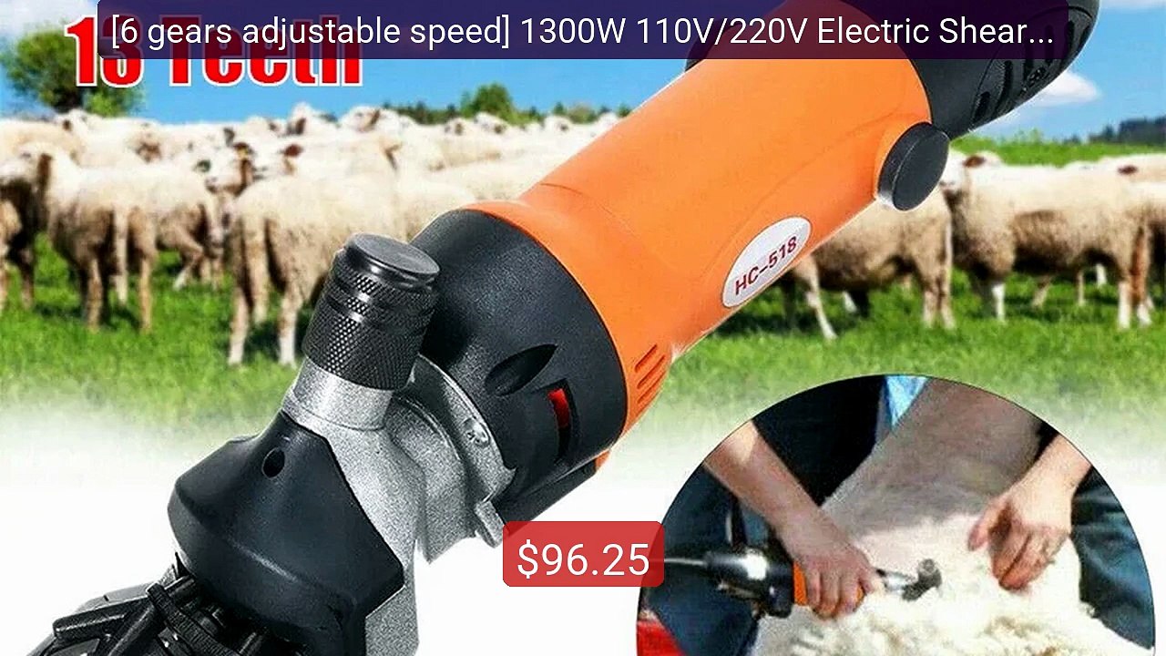 [6 gears adjustable speed] 1300W 110V/220V Electric Shearing Sheep ... -- Top Rated 2026 | Buy Now!