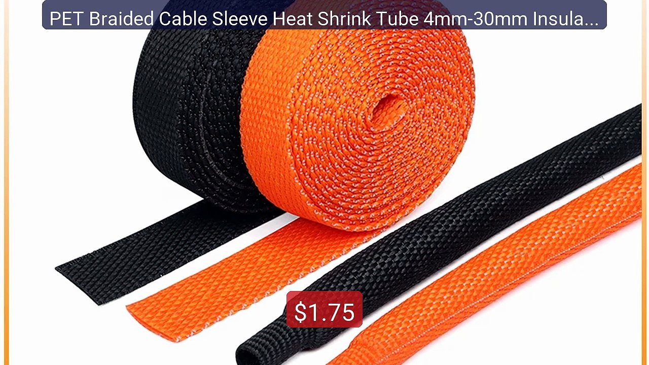 PET Braided Cable Sleeve Heat Shrink Tube 4mm-30mm Insulati... -- Top Pick 2026 | Unbeatable Price!