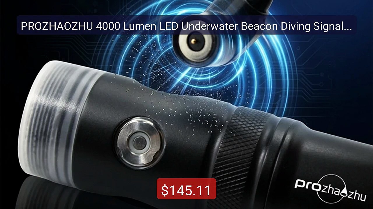 PROZHAOZHU 4000 Lumen LED Underwater Beacon Diving Signal Light 100... -- Top Rated 2026 | Buy Now!