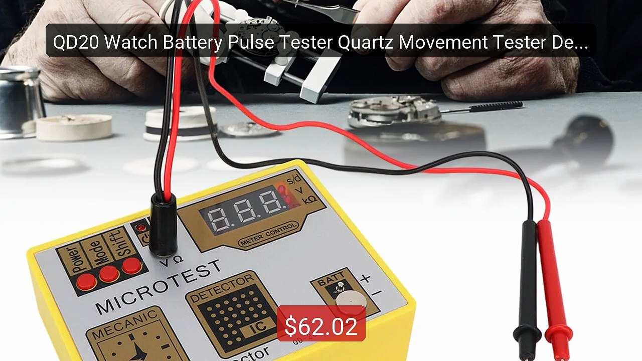 QD20 Watch Battery Pulse Tester Quartz Movement Tester Demagnetizer... -- Top Rated 2026 | Buy Now!