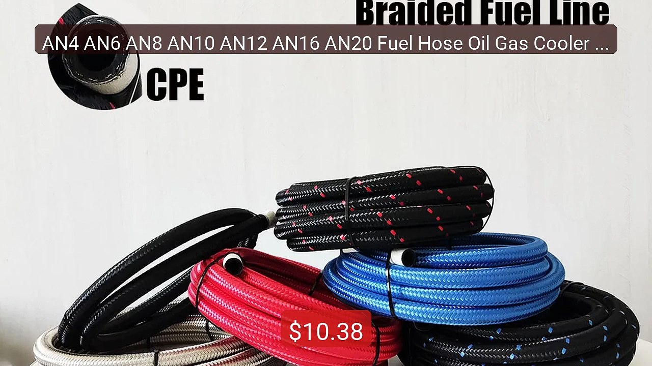 AN4 AN6 AN8 AN10 AN12 AN16 AN20 Fuel Hose Oil Gas Cooler Hose Line... -- Best Deal 2026 | Shop Now!