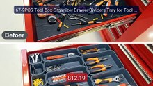 67-9PCS Tool Box Organizer Drawer Dividers Tray for Tool Chest... -- Best Buy 2026 | Great Quality!
