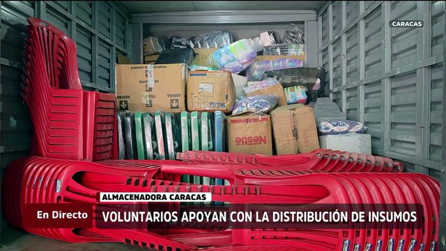 Movilizan cargamentos de asistencia y donaciones esenciales hacia las comunidades de La Guaira
