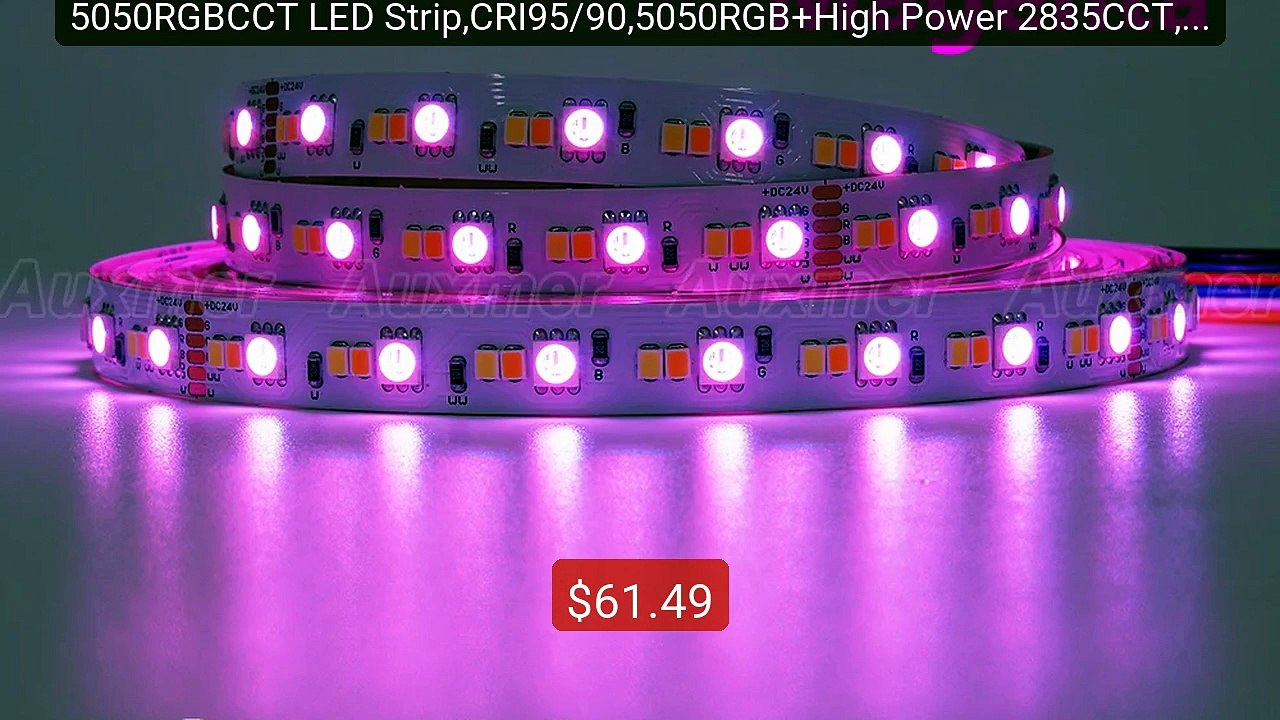 5050RGBCCT LED Strip,CRI95/90,5050RGB+High Power 2835CCT,2000... -- Amazing Value 2026 | Must Have!
