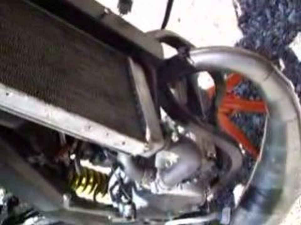 Premier demarrage Pro Race 70 derbi