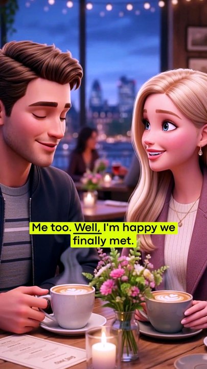 FIRST DATE CONVERSATION ❤️ Easy English Dialogue for Beginners #shorts