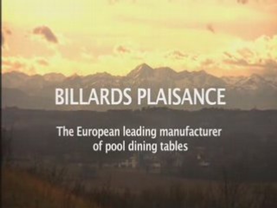 Billards Plaisance Pool dining tables European manufacturer