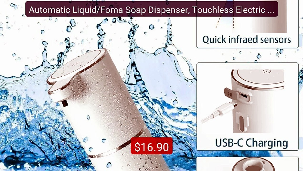 Automatic Liquid/Foma Soap Dispenser, Touchless Electric Dispe... -- Best Buy 2026 | Great Quality!