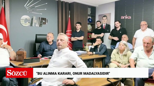 Görevden alınan CHP Trabzon İl Başkanı Bak: Bu alınma kararı, onur madalyasıdır