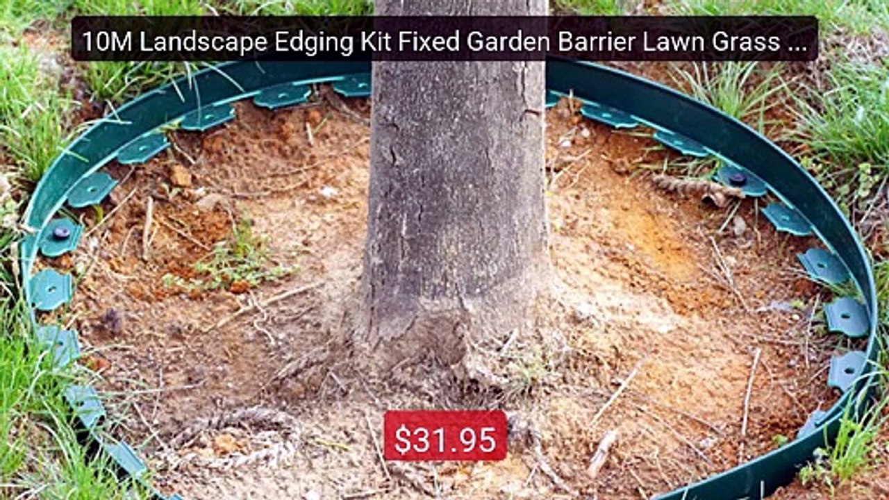 10M Landscape Edging Kit Fixed Garden Barrier Lawn Grass Plas... -- Amazing Value 2026 | Must Have!
