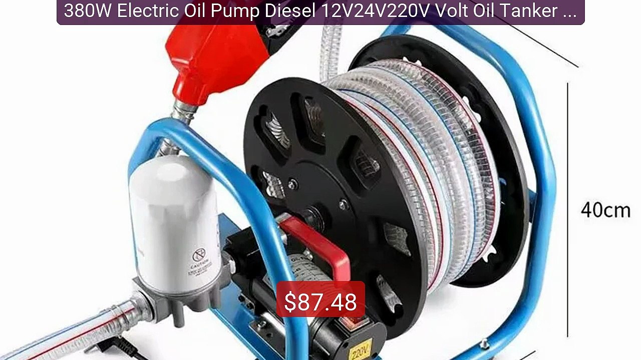 380W Electric Oil Pump Diesel 12V24V220V Volt Oil Tanker Vehicle S... -- Best Deal 2026 | Shop Now!