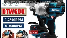 Makita DTW600 3100IPM 18V Cordless Wrench 1/2Inch Brushless Screwd... -- Best Deal 2026 | Shop Now!