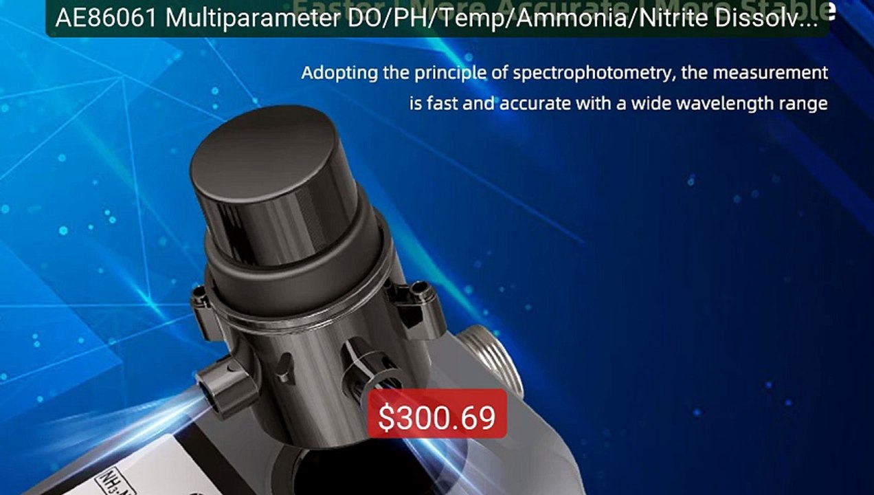 AE86061 Multiparameter DO/PH/Temp/Ammonia/Nitrite Dissolved Ox... -- Best Buy 2026 | Great Quality!