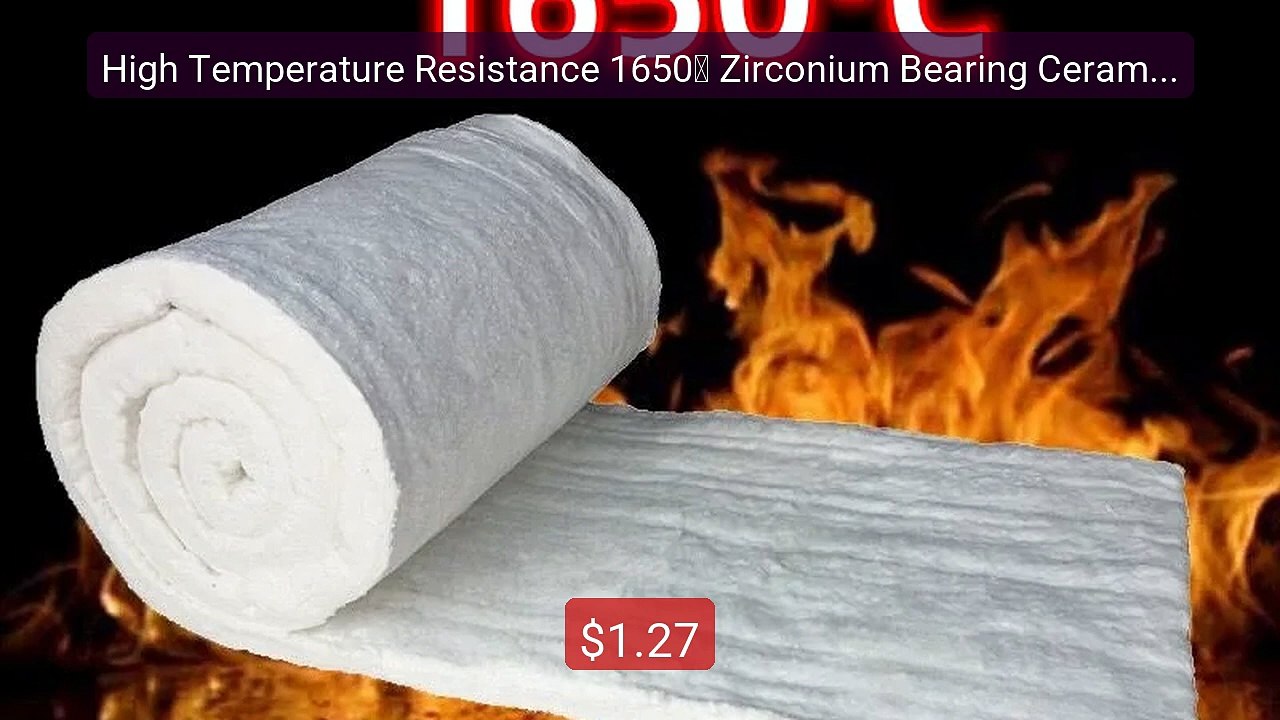High Temperature Resistance 1650℃ Zirconium Bearing Ceramic Fiber B... -- Top Rated 2026 | Buy Now!