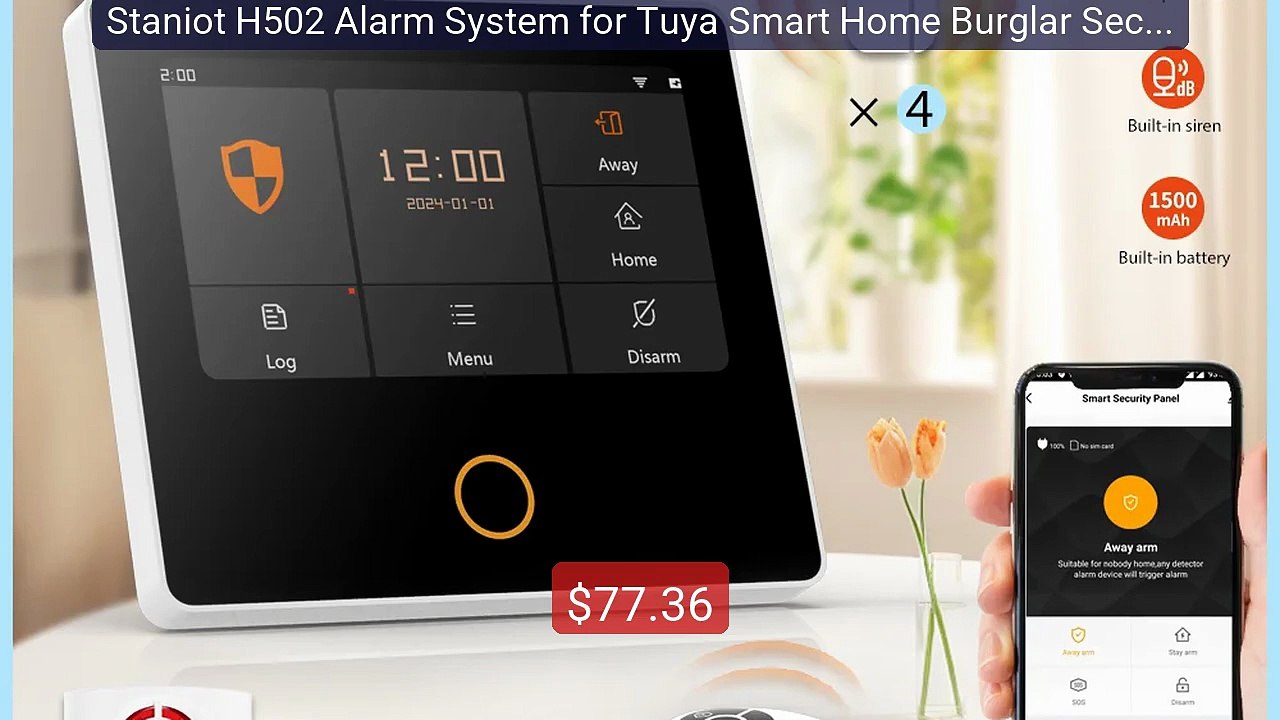 Staniot H502 Alarm System for Tuya Smart Home Burglar Securit... -- Amazing Value 2026 | Must Have!