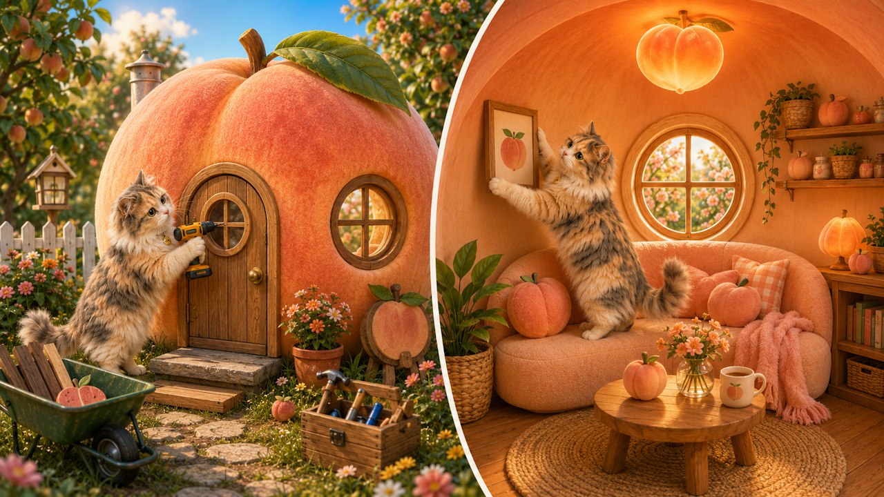 Discover the Neighborhood Made Entirely of Giant Fruits