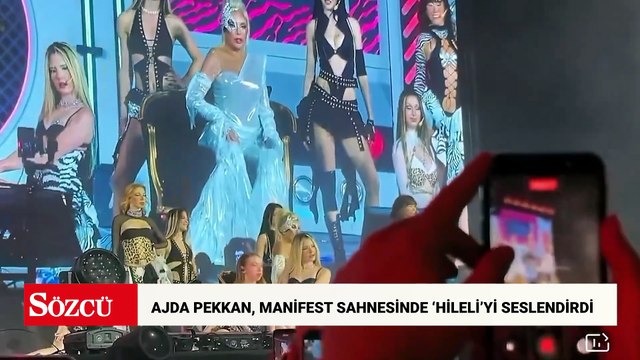 Ajda Pekkan, Manifest sahnesinde ‘Hileli’yi seslendirdi