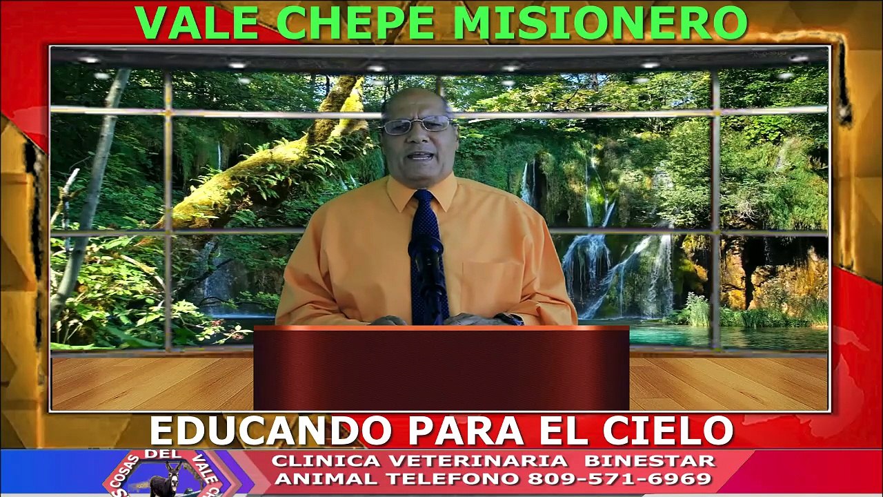 VALE CHEPE MISIONERO TEMA EL DIABLO ENFERMA A JOB SIERVO DE DIOS