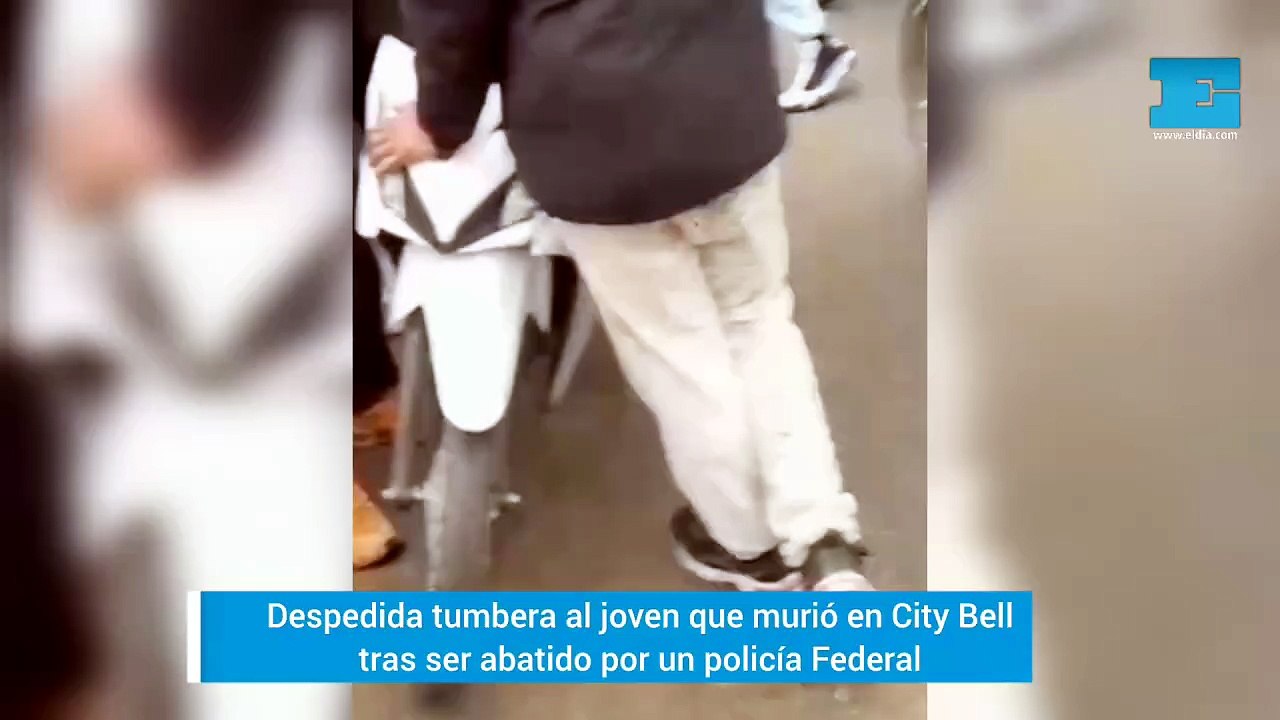 La despedida "tumbera" para el joven abatido por un policía Federal en La Plata