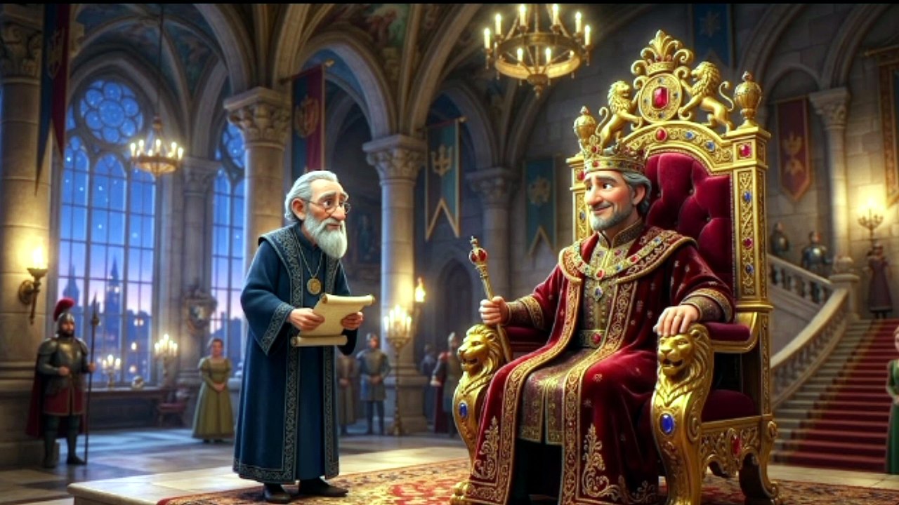 The Wise King and His Clever Minister | Moral Story for Kids | AI Animated Story#AIVideos #AIStories