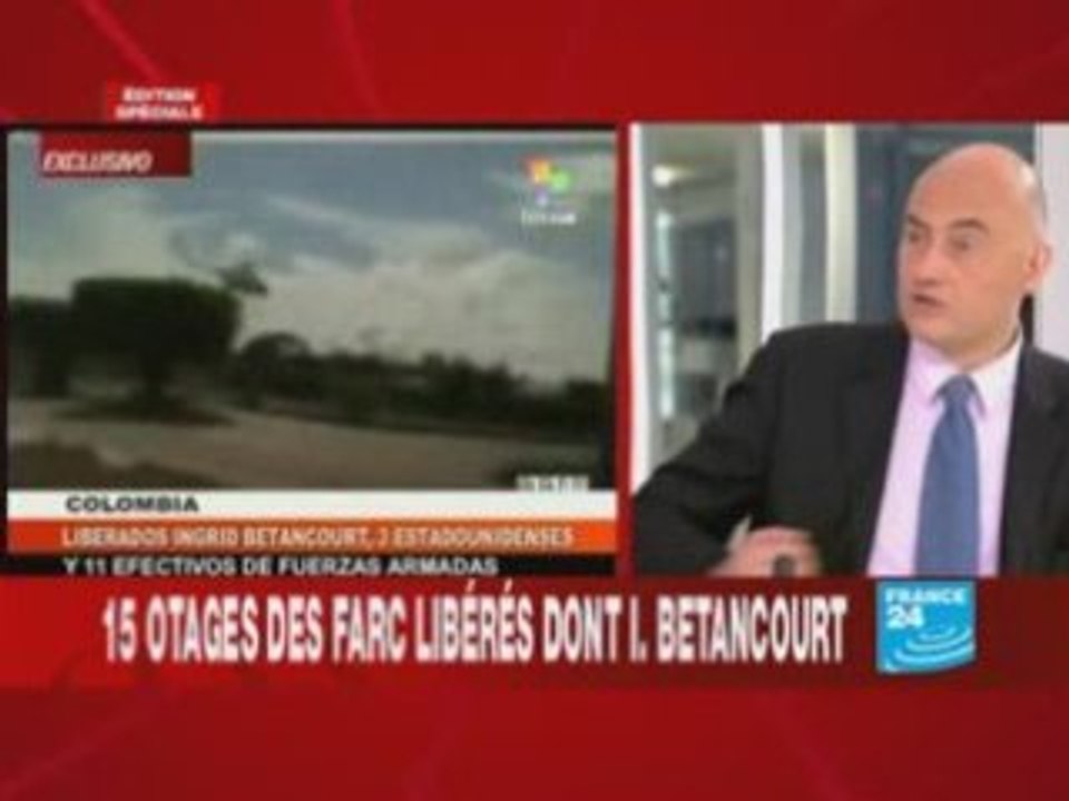 Ingrid Bétancourt libérée