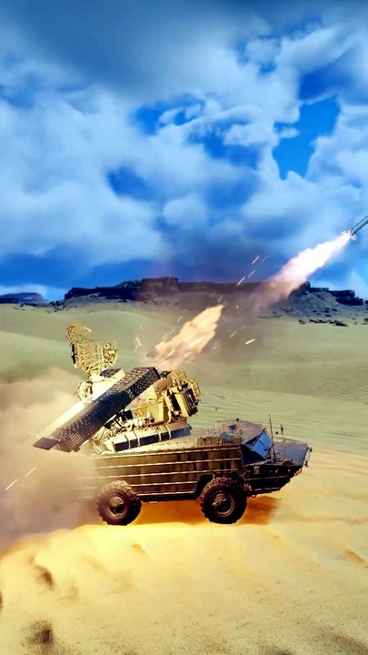 Can an F-15 Eagle outmaneuver this Pantsir-S1 missile