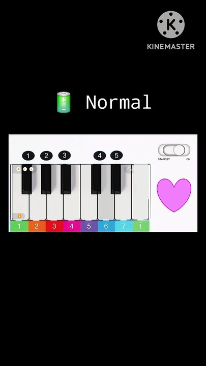 $1 Piano when on low battery: