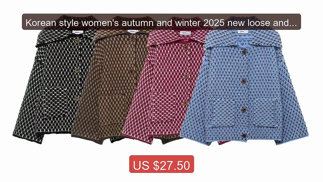 Korean style women's autumn and winter 2025 new loose and slimming ... -- Top Rated 2026 | Buy Now!