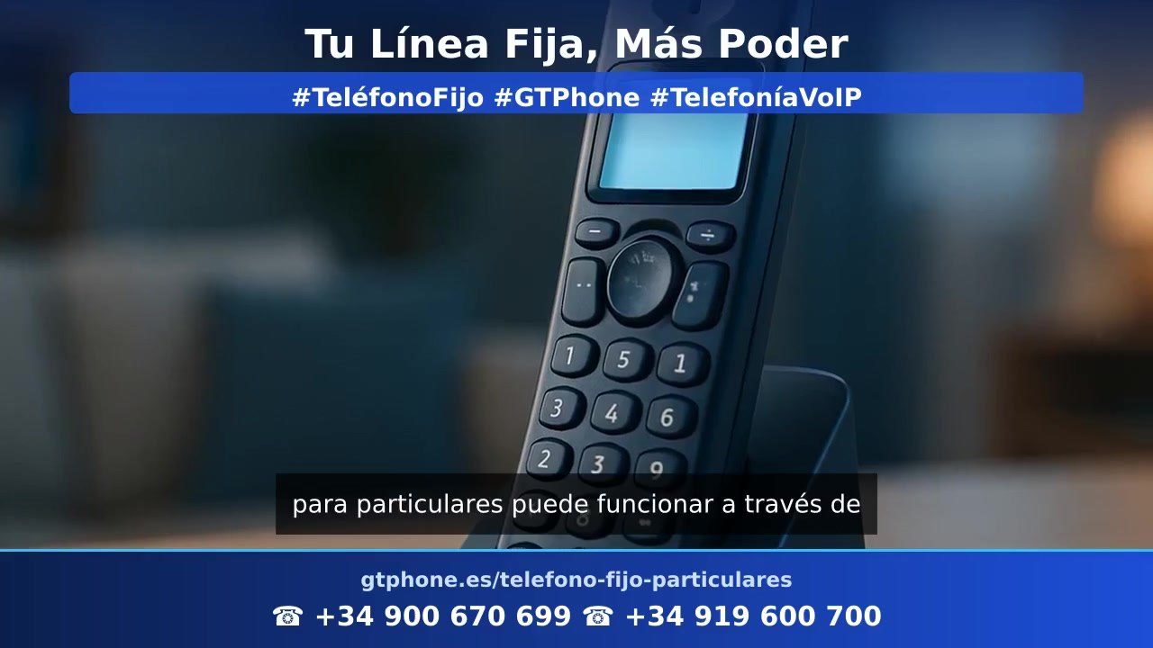 Teléfono fijo para casa | Línea fija para particulares