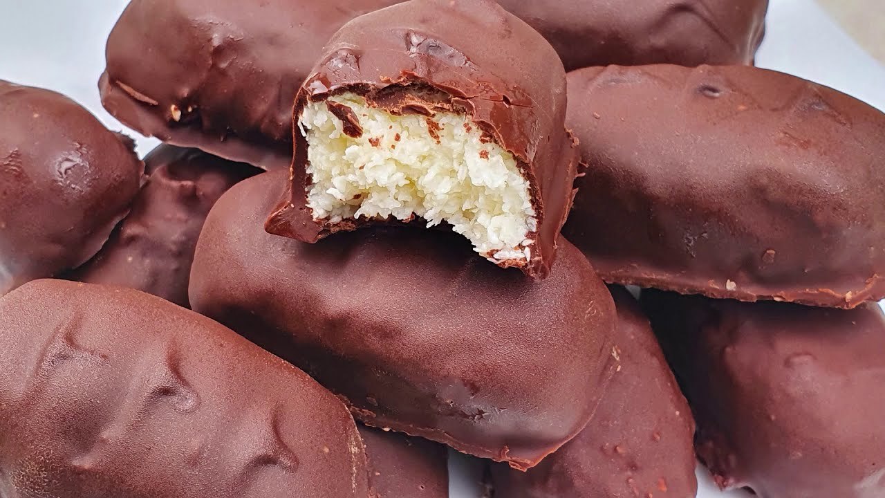 Wie man hausgemachte Bounty-Schokolade für Kinder macht!
