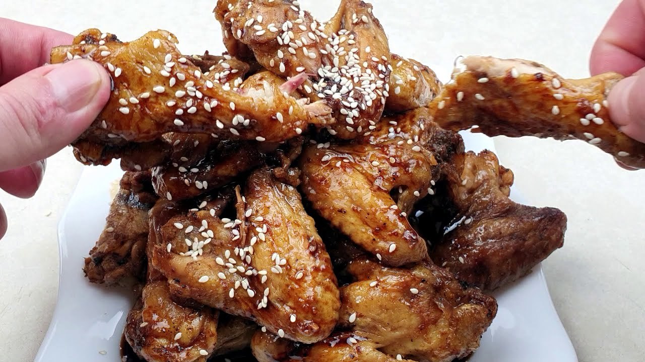 Hähnchenflügel in Honig und Sojasauce im Ofen, das leckerste Rezept!