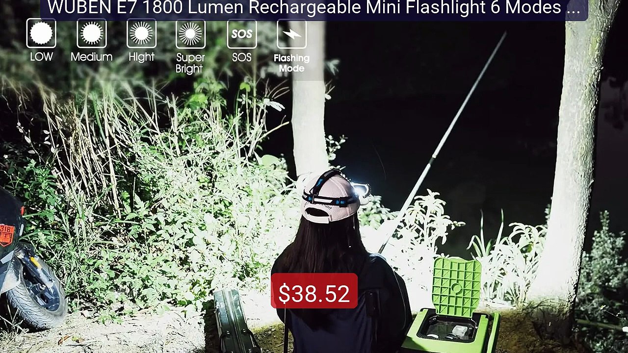 WUBEN E7 1800 Lumen Rechargeable Mini Flashlight 6 Modes EDC Flash... -- Best Deal 2026 | Shop Now!