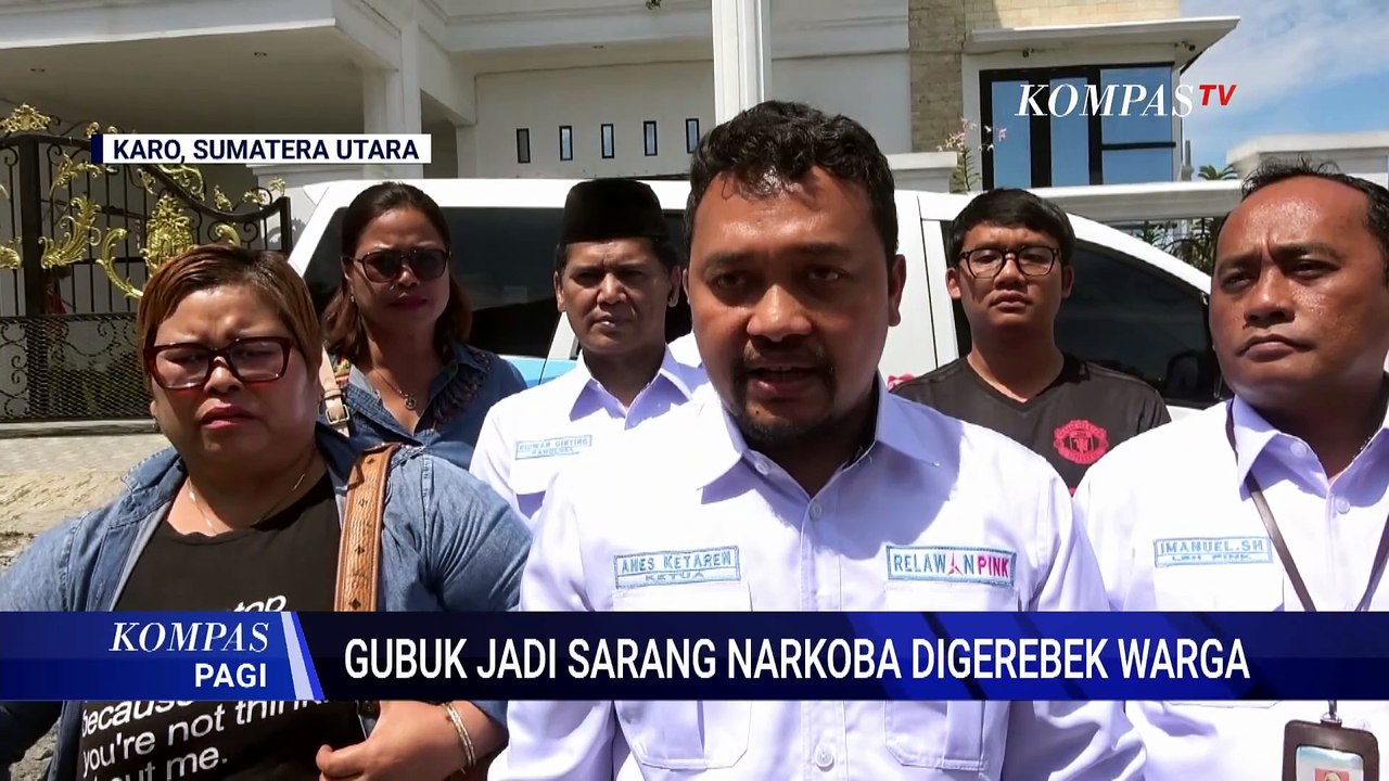 Warga Gerebek Gubuk Diduga Lokasi Narkoba di Berastagi, Empat Orang Diamankan | KOMPAS PAGI