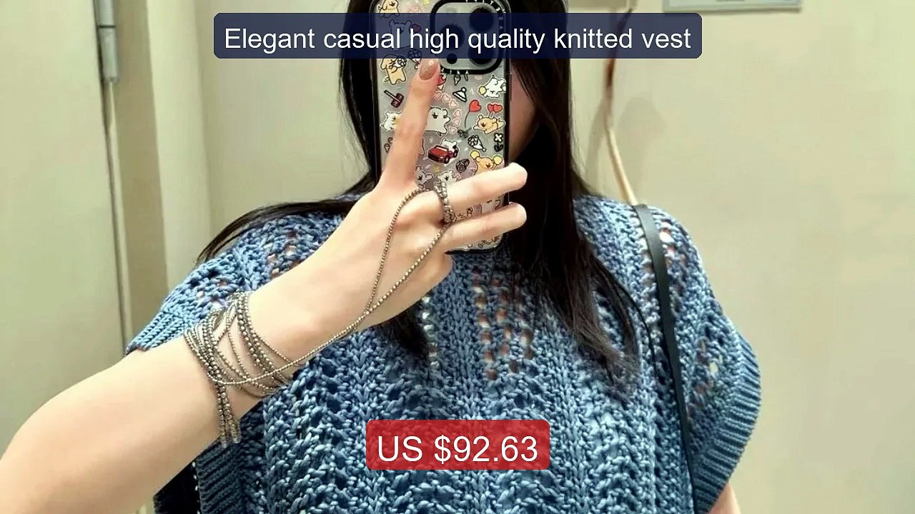 Elegant casual high quality knitted vest -- Hot Deal 2026 | Limited Offer!