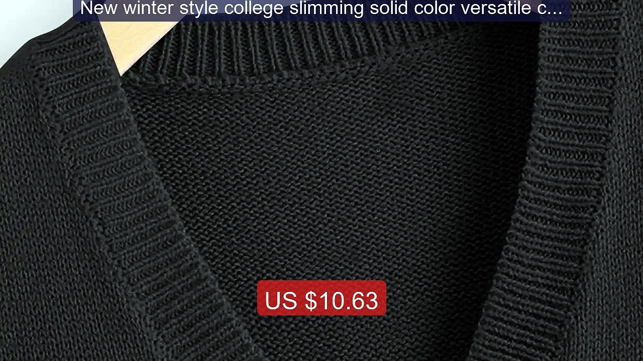 New winter style college slimming solid color versatile coat ... -- Amazing Value 2026 | Must Have!