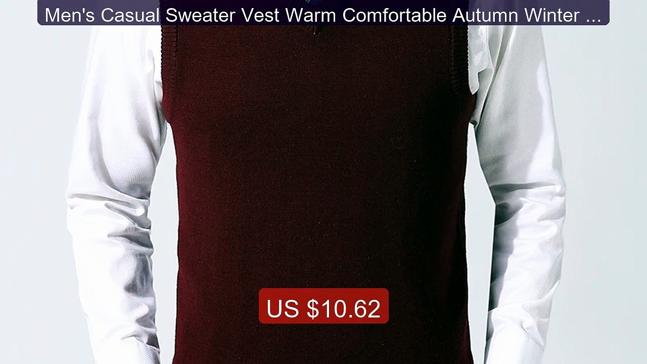 Men's Casual Sweater Vest Warm Comfortable Autumn Winter Fash... -- Amazing Value 2026 | Must Have!