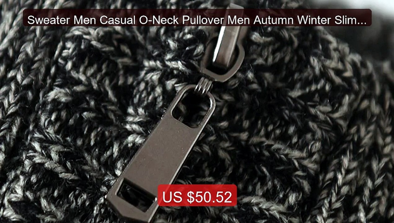 Sweater Men Casual O-Neck Pullover Men Autumn Winter Slim Fit Sleev... -- Top Rated 2026 | Buy Now!