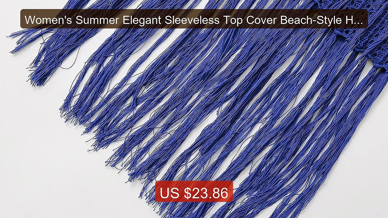 Women's Summer Elegant Sleeveless Top Cover Beach-Style Hol... -- Top Pick 2026 | Unbeatable Price!