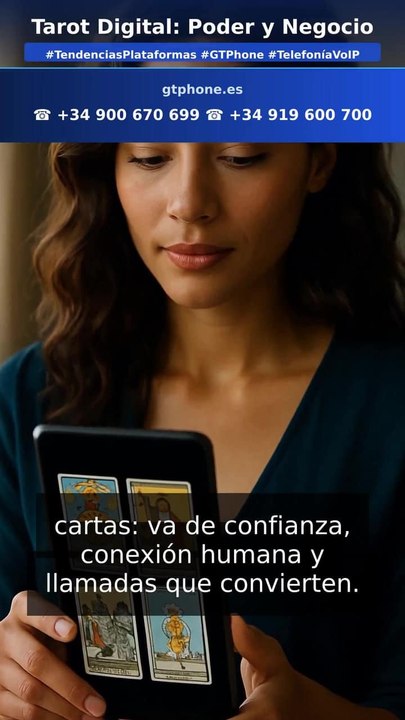 Tendencias en plataformas de tarot con línea 806 (en 1 minuto)