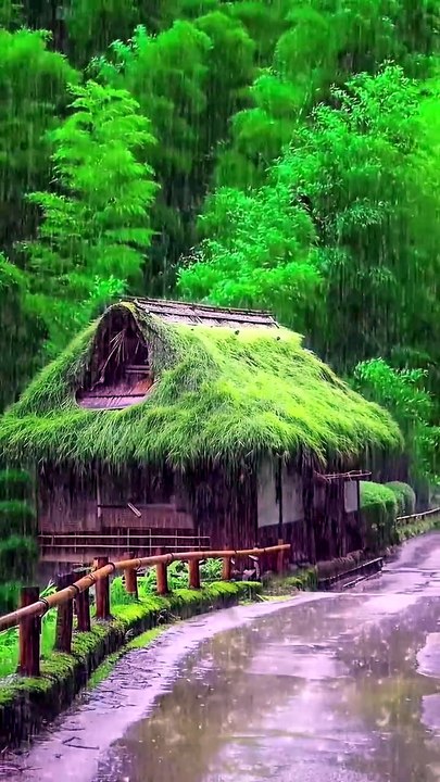 cozy winter rain