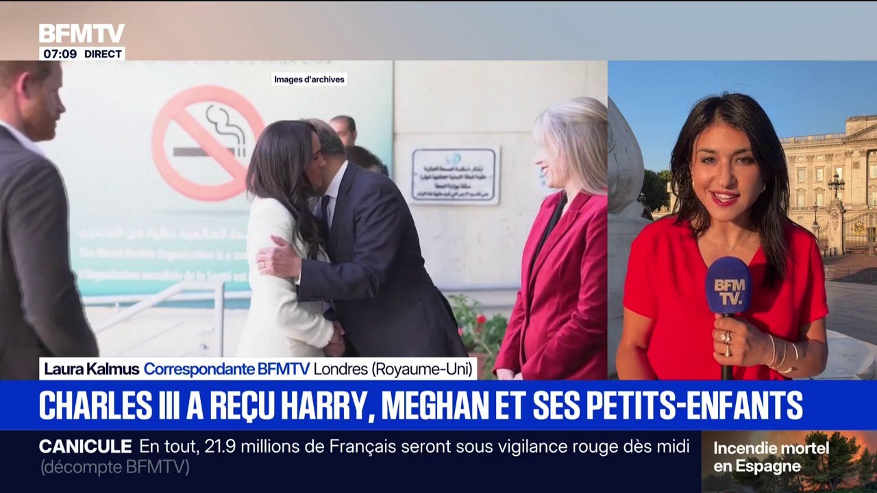 Le roi Charles III a reçu le prince Harry, Meghan et leurs enfants, une première depuis 2022