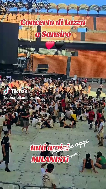 Quando spunta Lazza a San Siro, il rossonero non manca mai