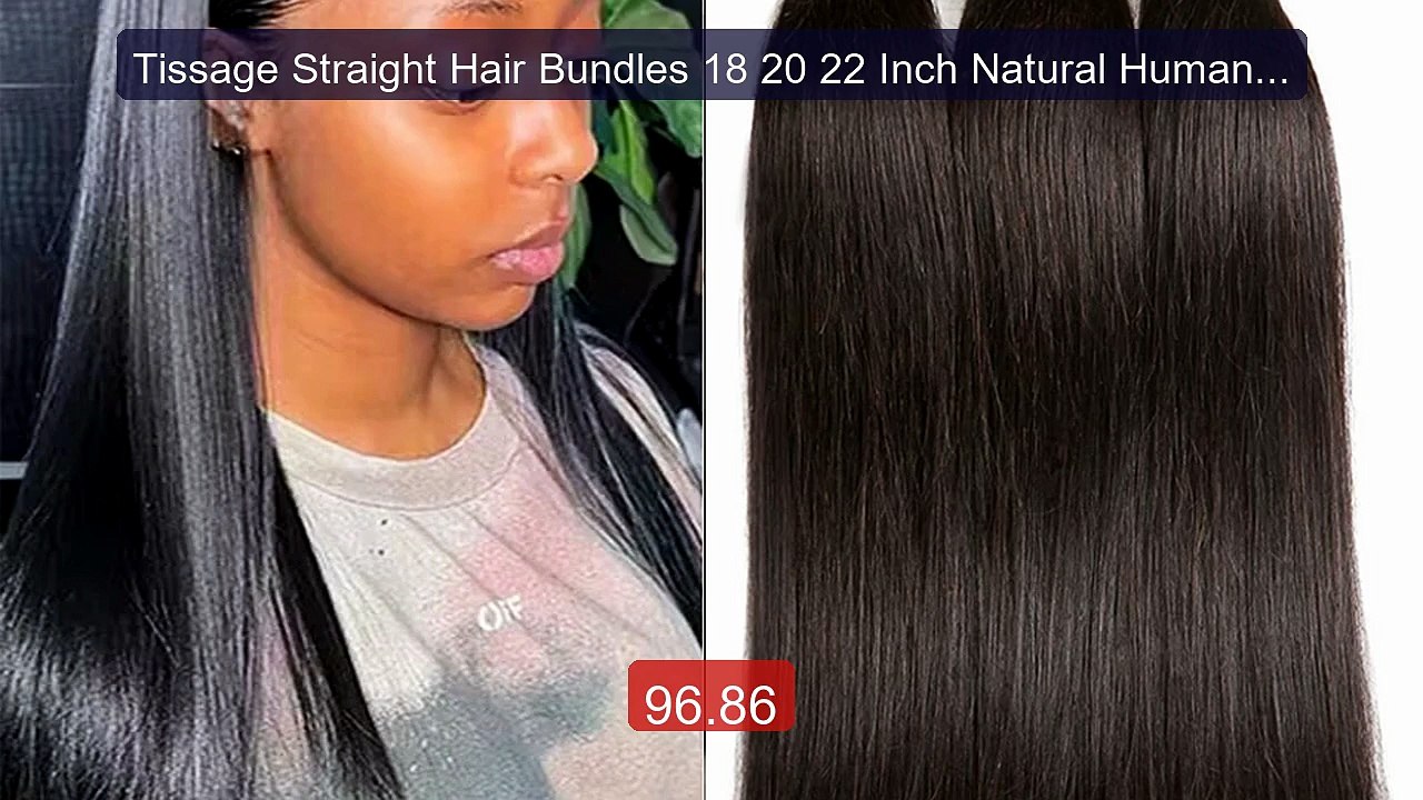 Tissage Straight Hair Bundles 18 20 22 Inch Natural Human Hair Braz... -- Top Rated 2026 | Buy Now!