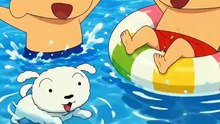 Splish, splash!  My squad's having a cannonball of a time in the pool!