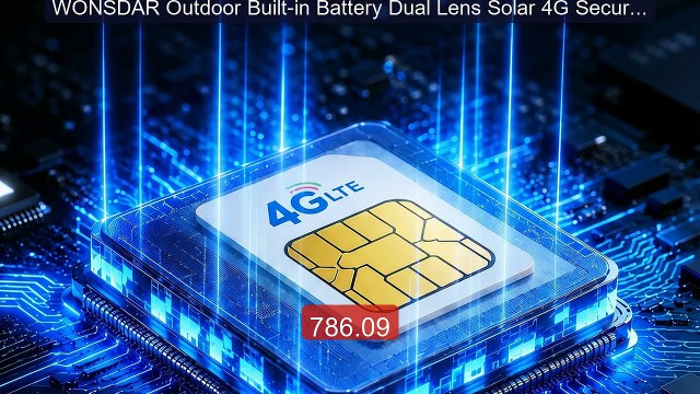 WONSDAR Outdoor Built-in Battery Dual Lens Solar 4G Security Camer... Best Deal 2026 | Shop Now!