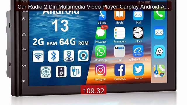 Car Radio 2 Din Multimedia Video Player Carplay Android Auto Andro... Best Deal 2026 | Shop Now!