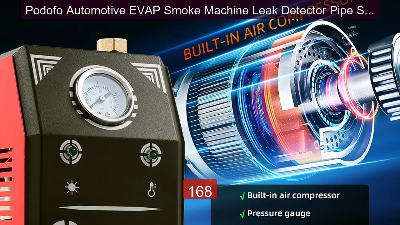 Podofo Automotive EVAP Smoke Machine Leak Detector Pipe Smo... -- Top Pick 2026 | Unbeatable Price!