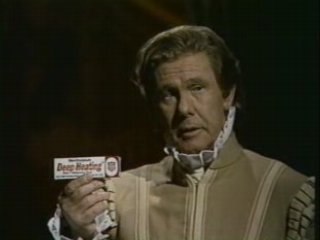 Johnny Carson portraying Hamlet