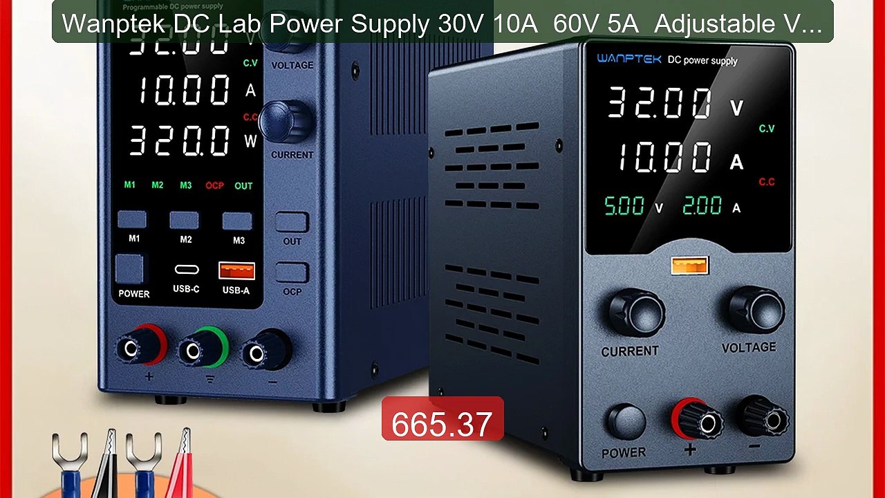 Wanptek DC Lab Power Supply 30V 10A  60V 5A  Adjustable Volta... -- Amazing Value 2026 | Must Have!